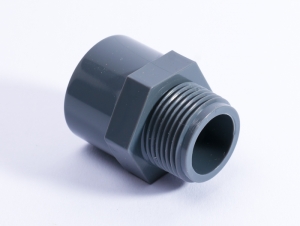 PVC Fitting Uebergangsmuffe 50 mm x 1 1/2"