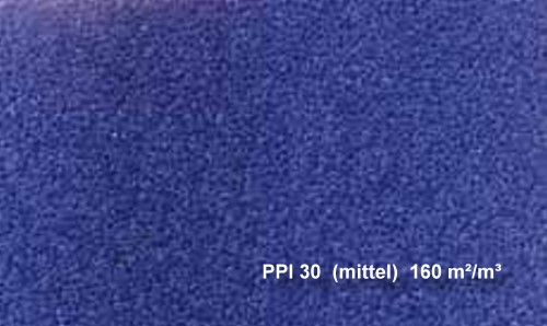 Osaga Filterschaum-Matte 50 x 50 x 3 cm mittel